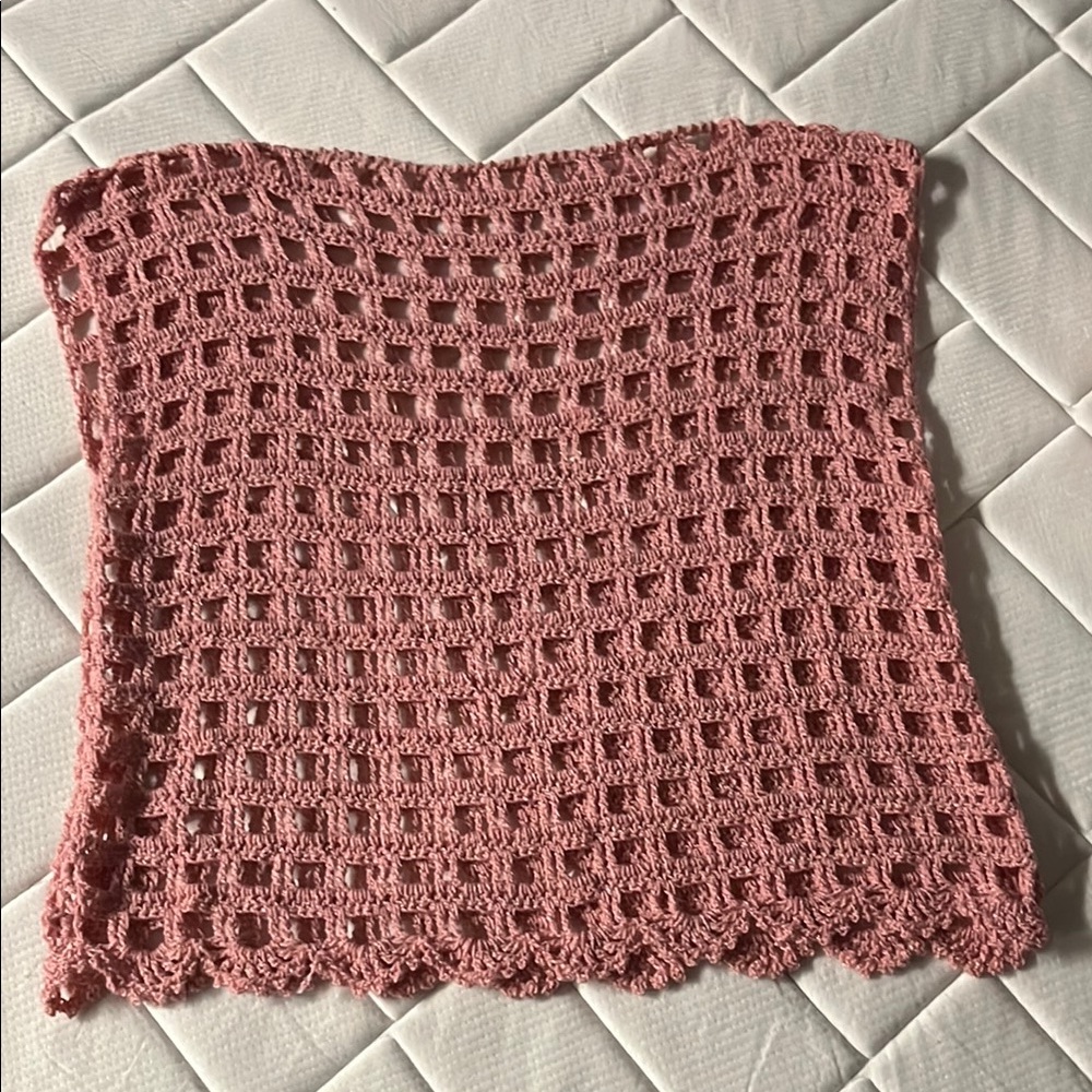 Pink Crochet Top